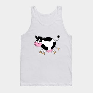 funny cow cartoon Tank Top